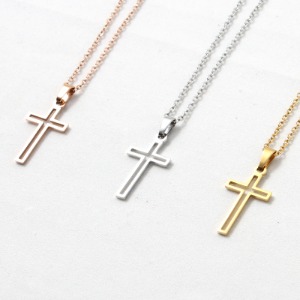 Jewelry 목걸이_Line Cross